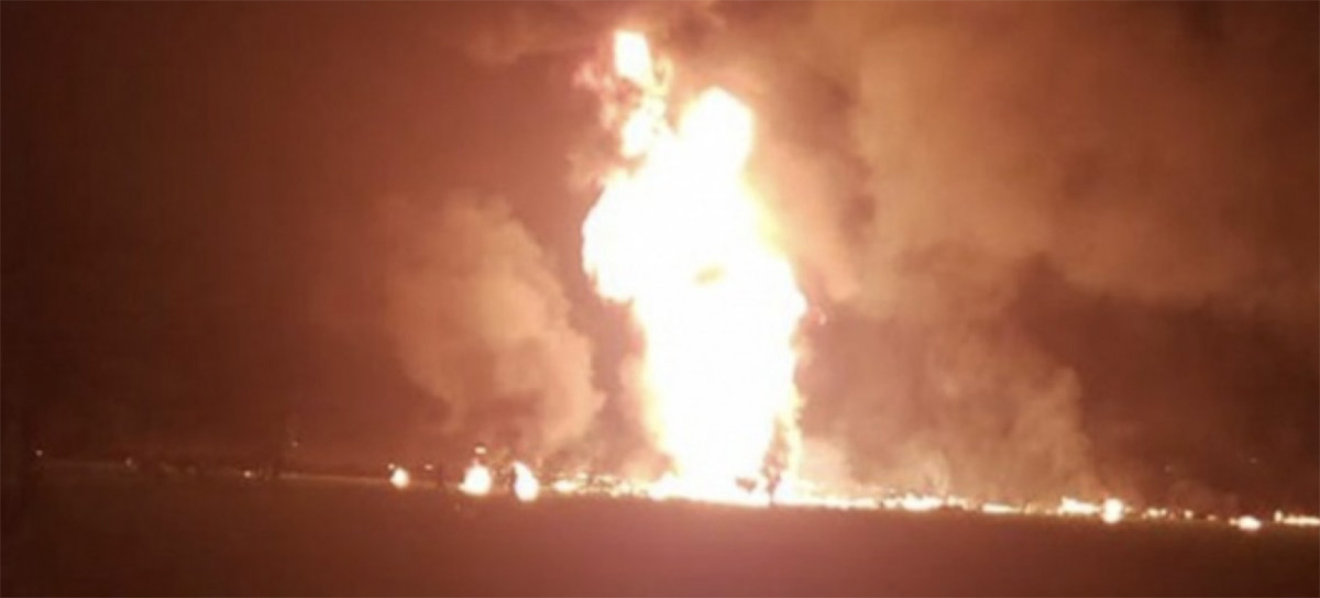 Explosion en Tlahuelilpan por un ducto de Pemex