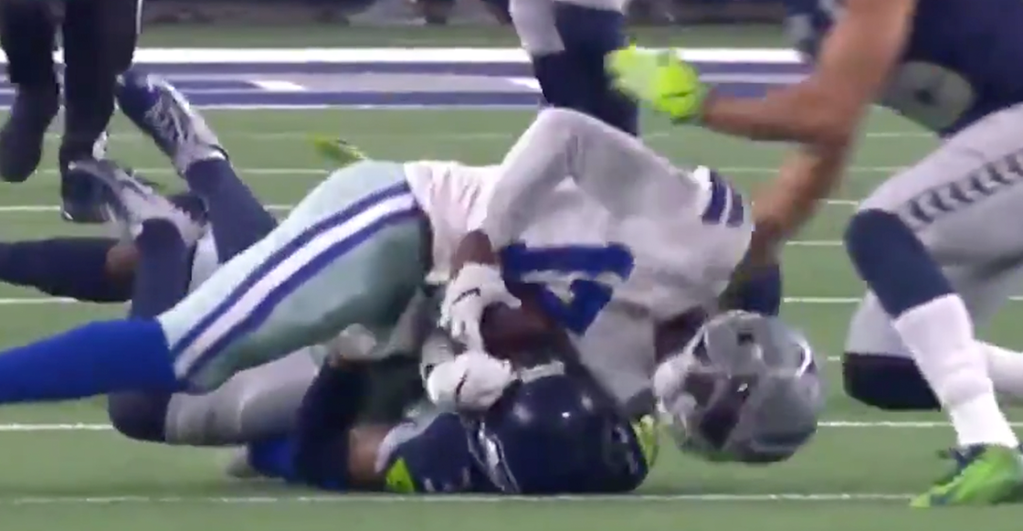 La escalofriante fractura de Allen Hurns en el Seahawks vs Cowboys
