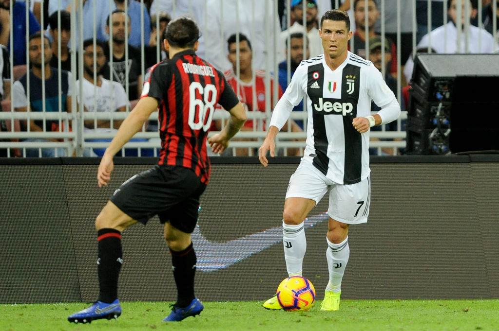 ¡El 'Comandante'! Cristiano Ronaldo le anotó gol al Milan en la Supercopa de Italia
