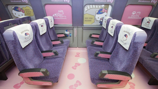 ¡Súbale! El tren rápido de Hello Kitty está por arrancar