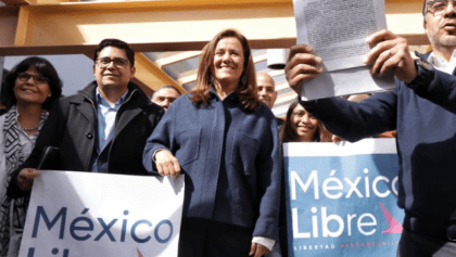 Margarita Zavala le cae al INE para registrar México Libre, un nuevo partido político