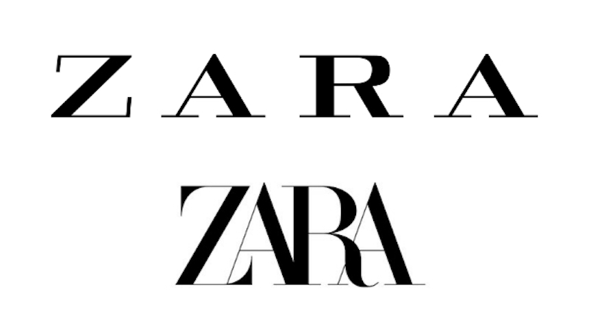 Zara se renueva y cambia de logotipo