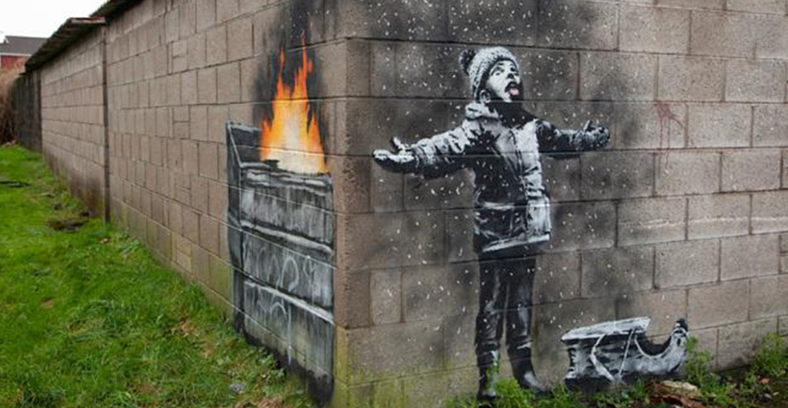 Un hombre pagó más de 100 mil dólares por una obra callejera de Banksy