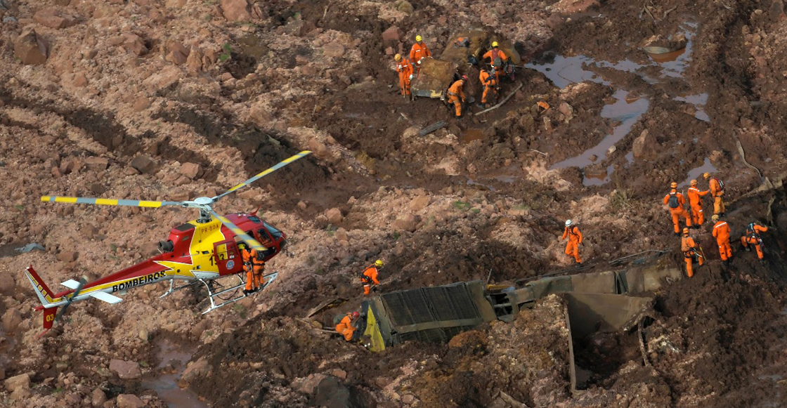 En imágenes: La avalancha de lodo en Brumadinho, Brasil, que dejó cientos de desaparecidos