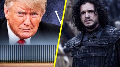 Donald Trump advierte que "El muro is coming" con póster al estilo GoT
