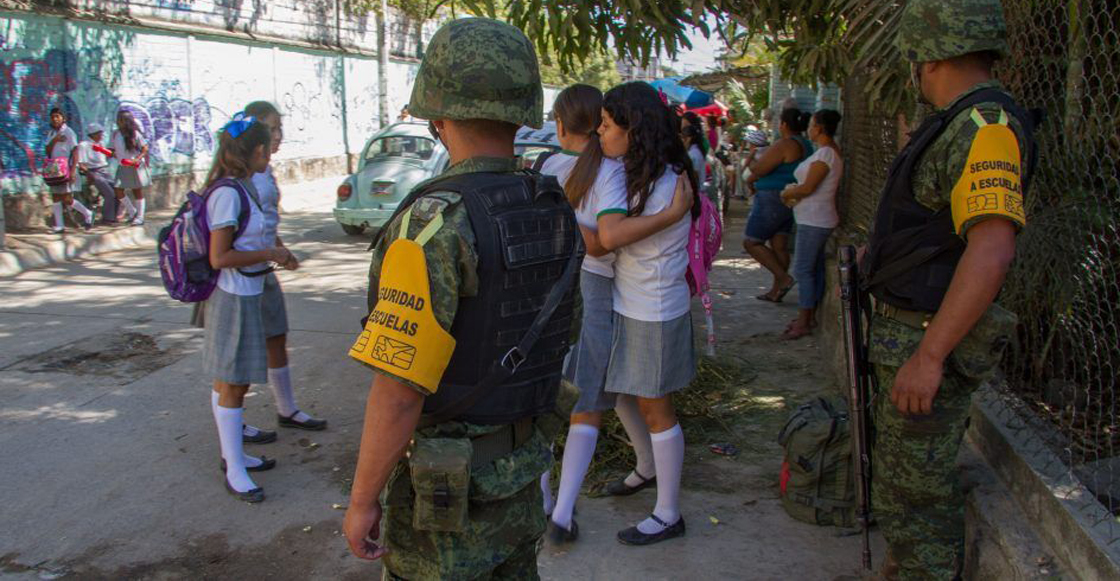 El ejército vigilará el regreso a clases en Acapulco y Chilapa, Guerrero