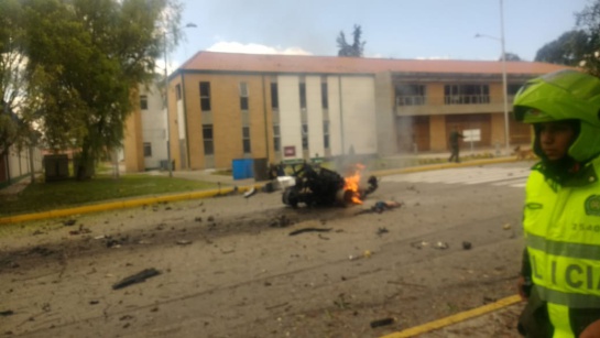 Explosión de coche bomba en Colombia