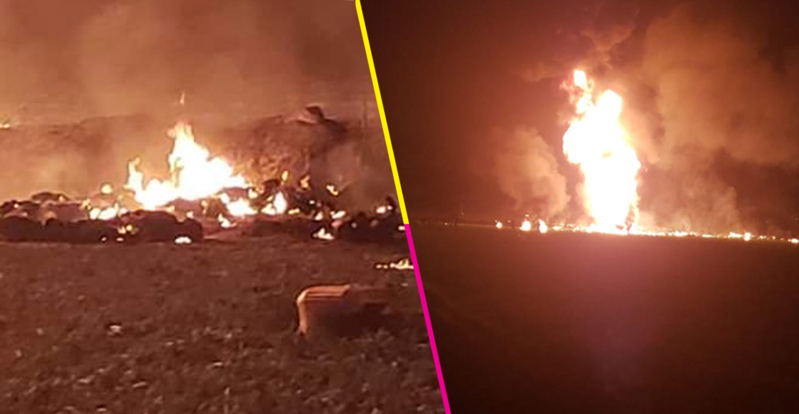 Se reporta la explosión de una toma clandestina de un ducto de Pemex en Tlahuelilpan, Hidalgo