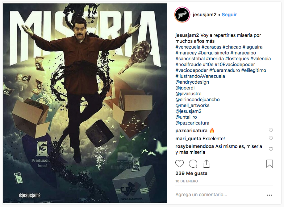 10 increíbles ilustraciones que reflejan lo que hoy vive Venezuela