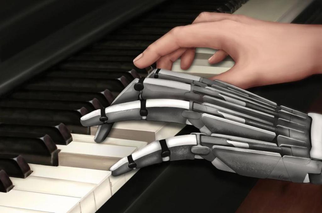 La primera mano robótica que toca perfectamente el piano