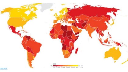 ¡Ah jijo! México ocupa el lugar 138 de 180 países en percepción de corrupción, según el IPC