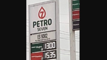 Precio de gasolina en norte de México