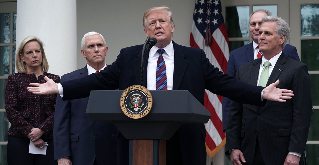 Dice Trump que si quiere, puede declarar estado de emergencia para financiar el muro