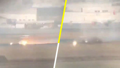 Se incendia aeronave en el Aeropuerto Internacional de Toluca