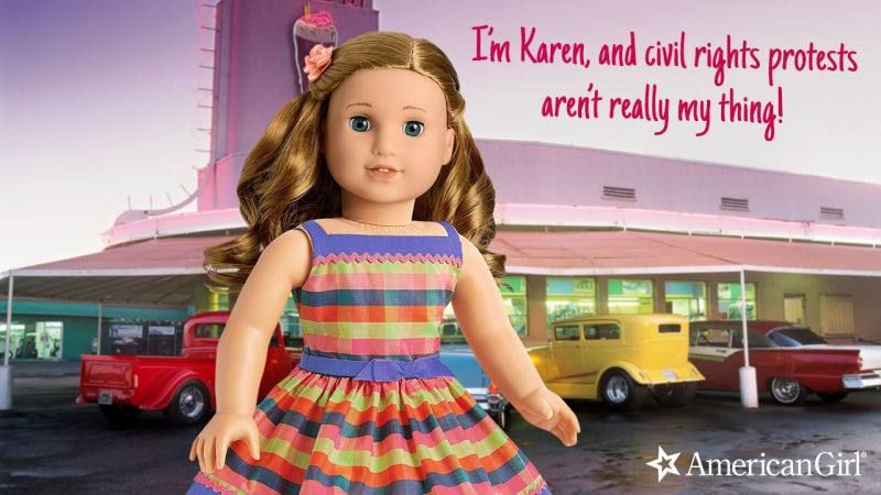American Girl lanzó una muñeca que vivió durante el Movimiento por los Derechos Civiles en EUA pero que no hizo nada