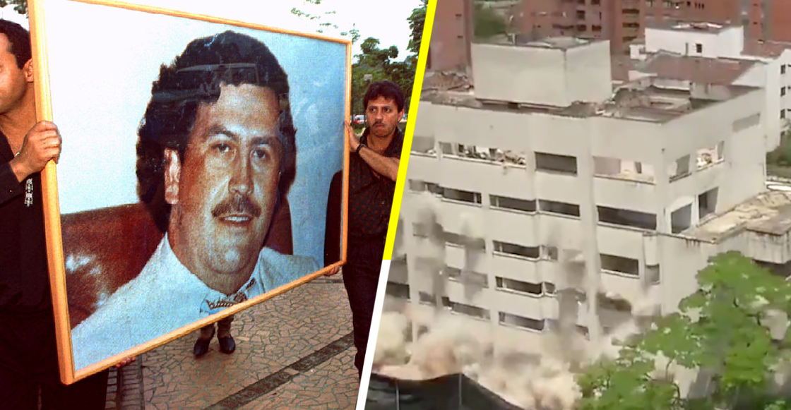 'Adiós' a Escobar: en Medellín, Colombia, demuelen el edificio Mónaco, símbolo del narcoterrorismo