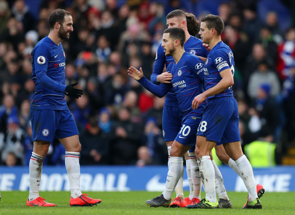¡Blue Power! Higuaín y Hazard guíaron la victoria del Chelsea sobre Huddersfield