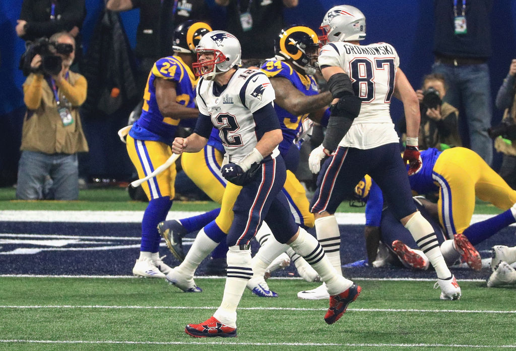 En imágenes: El primer touchdown del Super Bowl LIII para los Patriots... y quizá el único