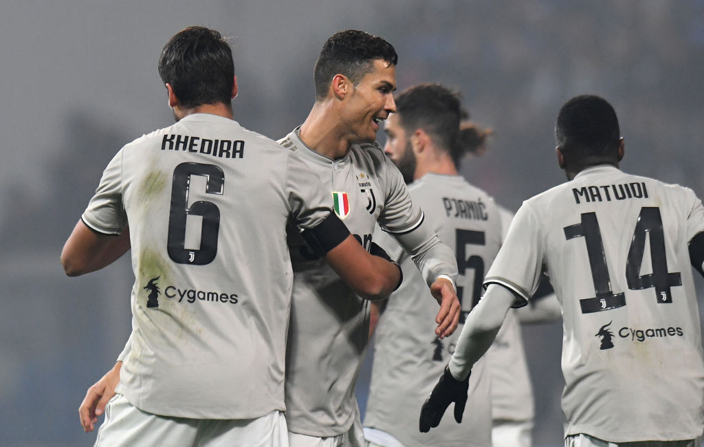 ¡18 en la Serie A! Cristiano Ronaldo le marcó gol al Sassuolo