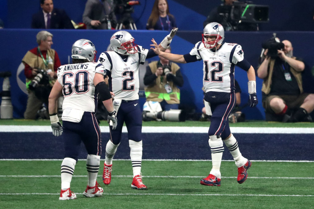 En imágenes: El primer touchdown del Super Bowl LIII para los Patriots... y quizá el único
