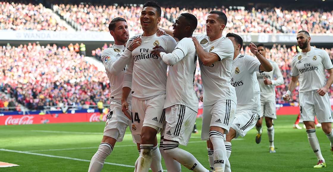 En imágenes el triunfo del Real Madrid en el derbi ante el Atlético de Madrid