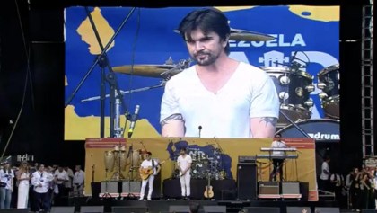 Juanes detuvo dos veces su concierto en Venezuela Aid Live por disturbios en el público