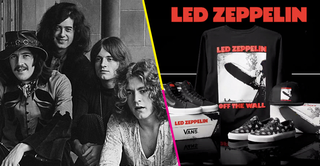 Para entrarle a la nostalgia: Led Zeppelin sacó una línea de ropa junto a Vans