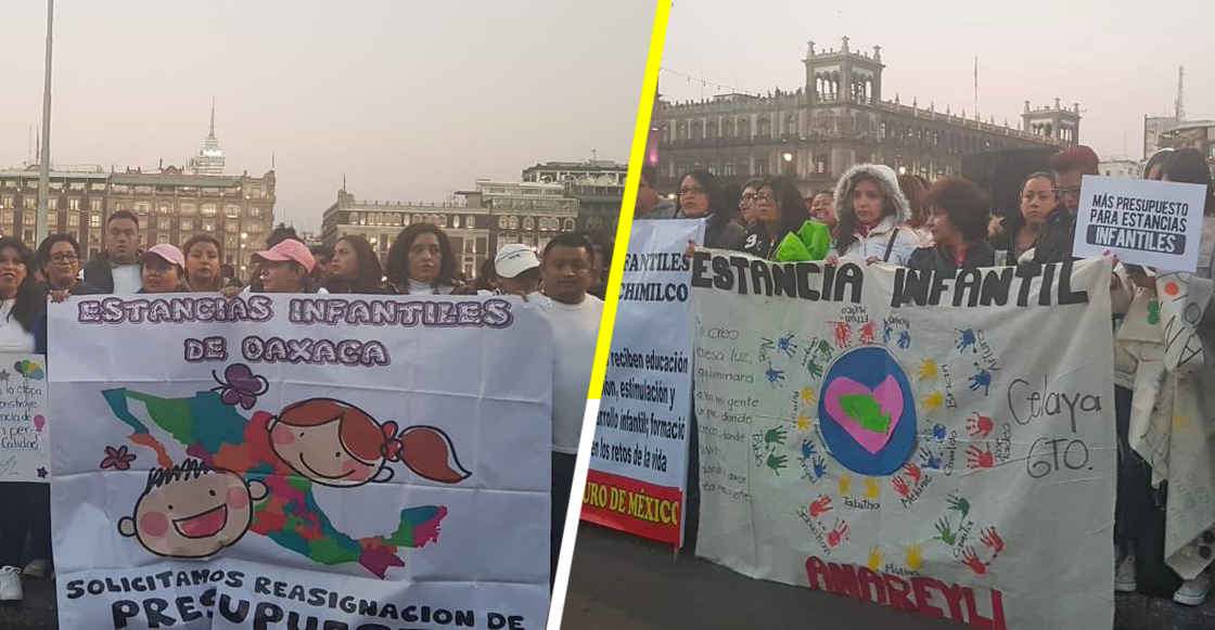 Inconformes le caen a AMLO para protestar por el plan de las estancias infantiles