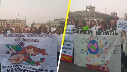 Inconformes le caen a AMLO para protestar por el plan de las estancias infantiles