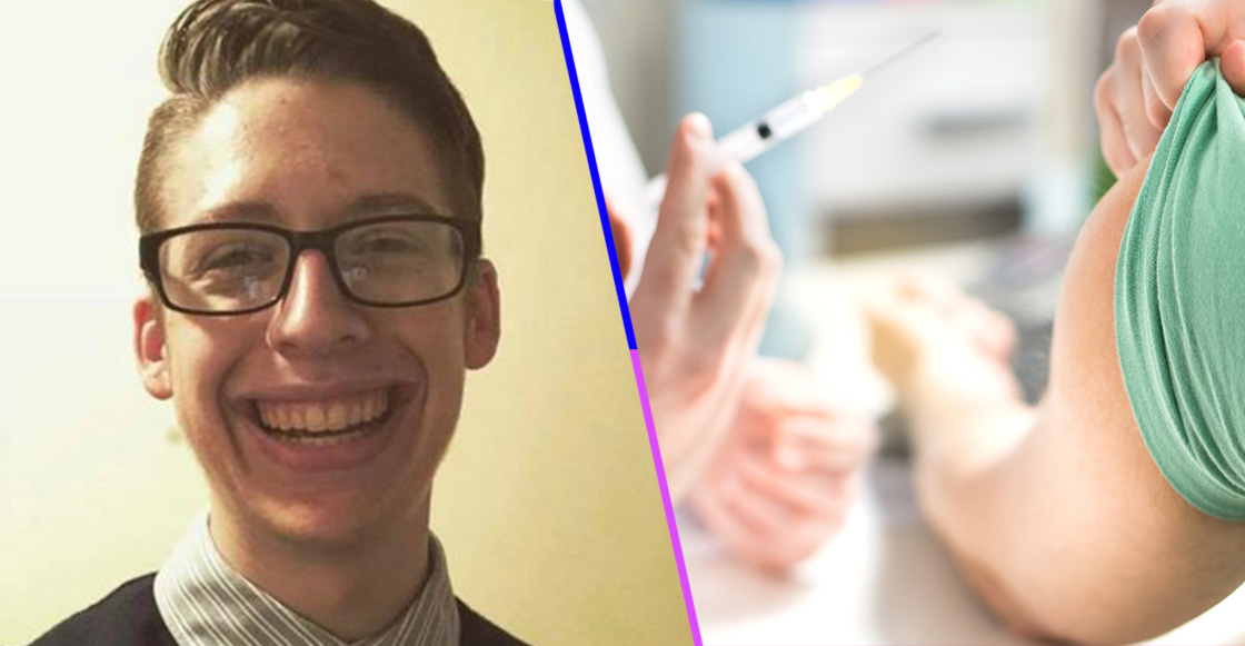 Fuck the Police: Un joven mandó ALV a sus padres antivacunas y se vacunó al cumplir 18 años