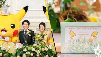 ¡Nerdgasmo! En Japón ya hay bodas con temática de Pokémon