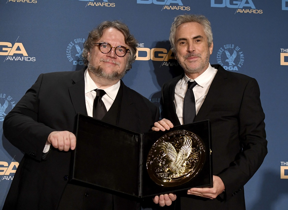 Alfonso Cuarón y Guillermo del Toro - Premios Oscar