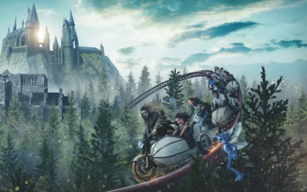 Montaña rusa inspirada en Harry Potter