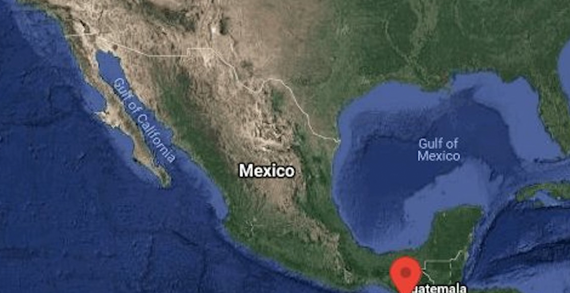 Se registra sismo en Ciudad Hidalgo Chiapas
