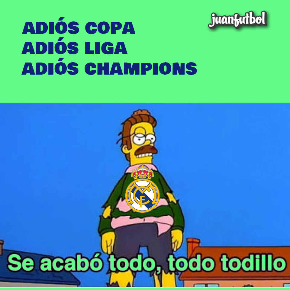 Real Madrid fracasó en la Champions pero los memes fueron un éxito