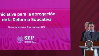 AMLO y Esteban Moctezuma, SEP-reforma educativa