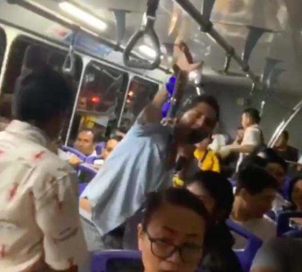 Mientras tú te quejas, Edgar Mendez presumió su viaje en el transporte público