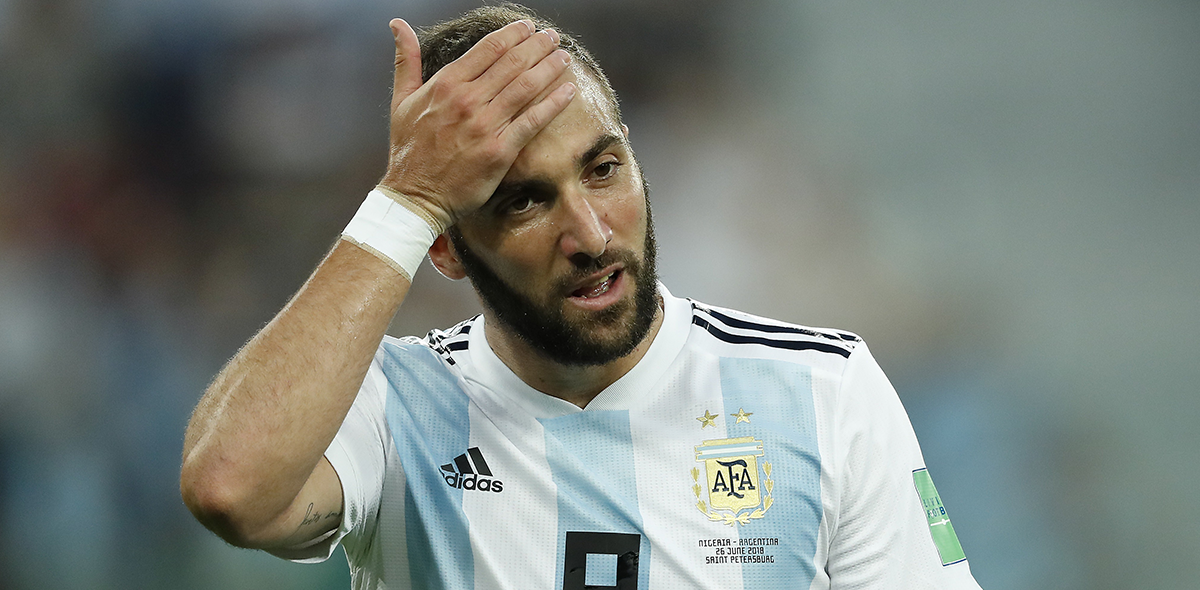 Los 5 OSOTES que marcaron a Higuaín con la Selección de Argentina