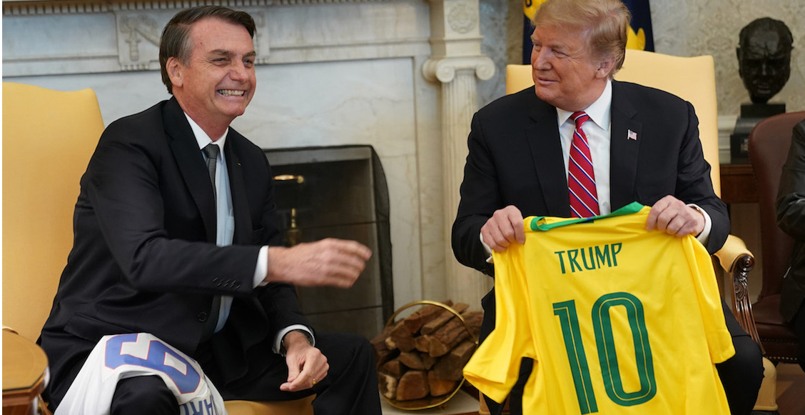 Tal para cual: 'Brasil y EUA nunca han estado más cerca', dice Trump a Bolsonaro