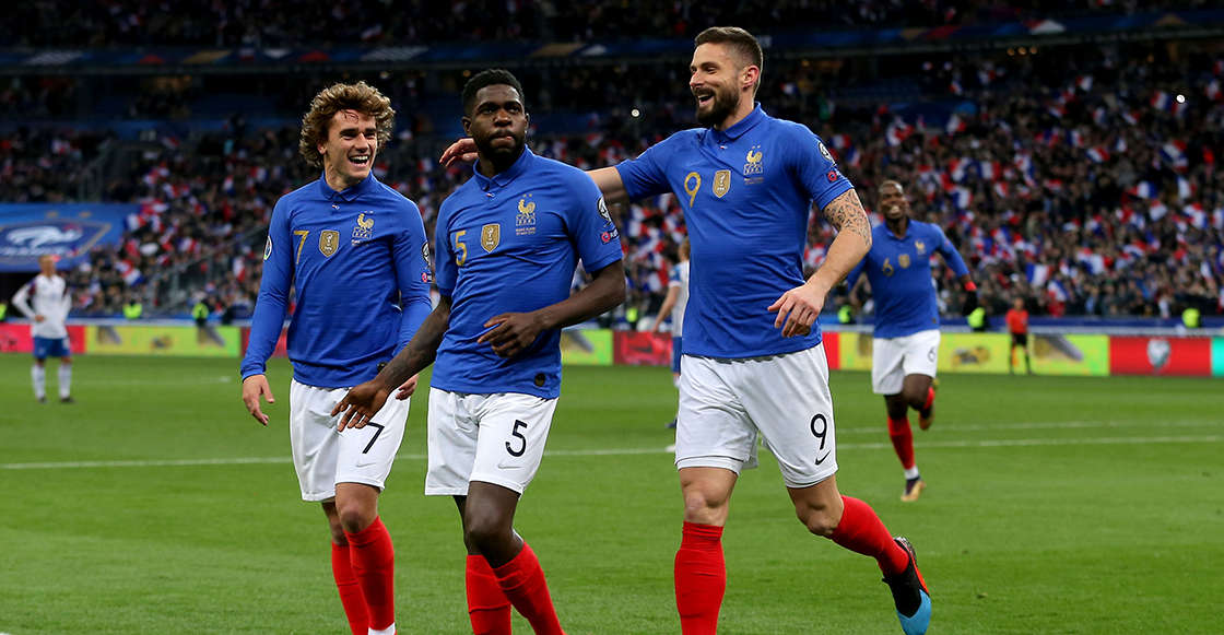 El gol de Olivier Giroud para superar a Trezeguet como goleador de Francia