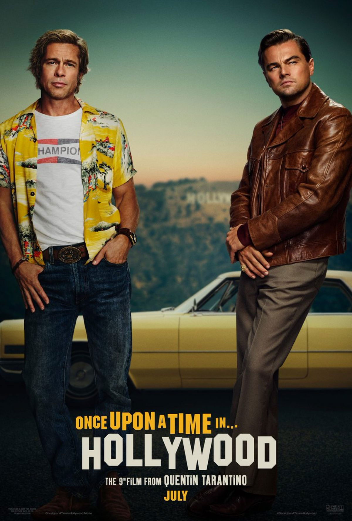 Primer poster oficial de Once Upon a Time in Hollywood de Quentin Tarantino
