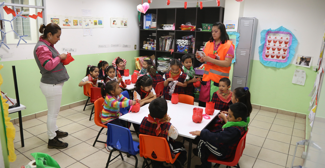 Apenas el 37% de preescolares en México cuentan con agua, luz y sanitarios: INEE