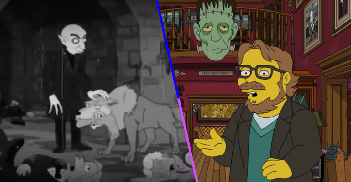 ¡Mira el fragmento de episodio de Los Simpsons donde participó Guillermo del Toro!