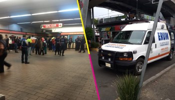 Las escaleras eléctricas en metro Mixcoac fallaron y provocaron 6 lesionados