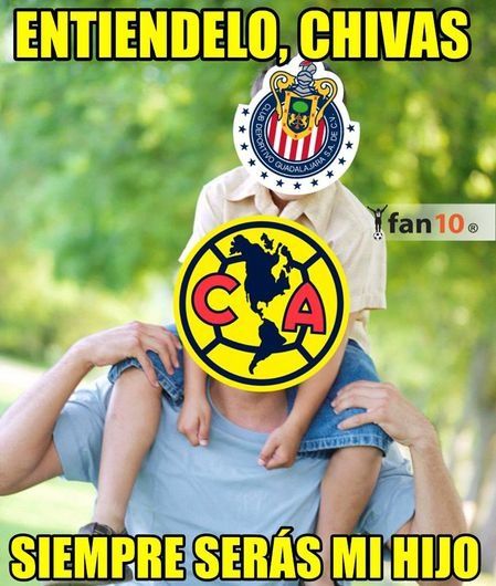 Chivas volvió a perder ante el América, las risas no faltaron... ¡y los memes tampoco!