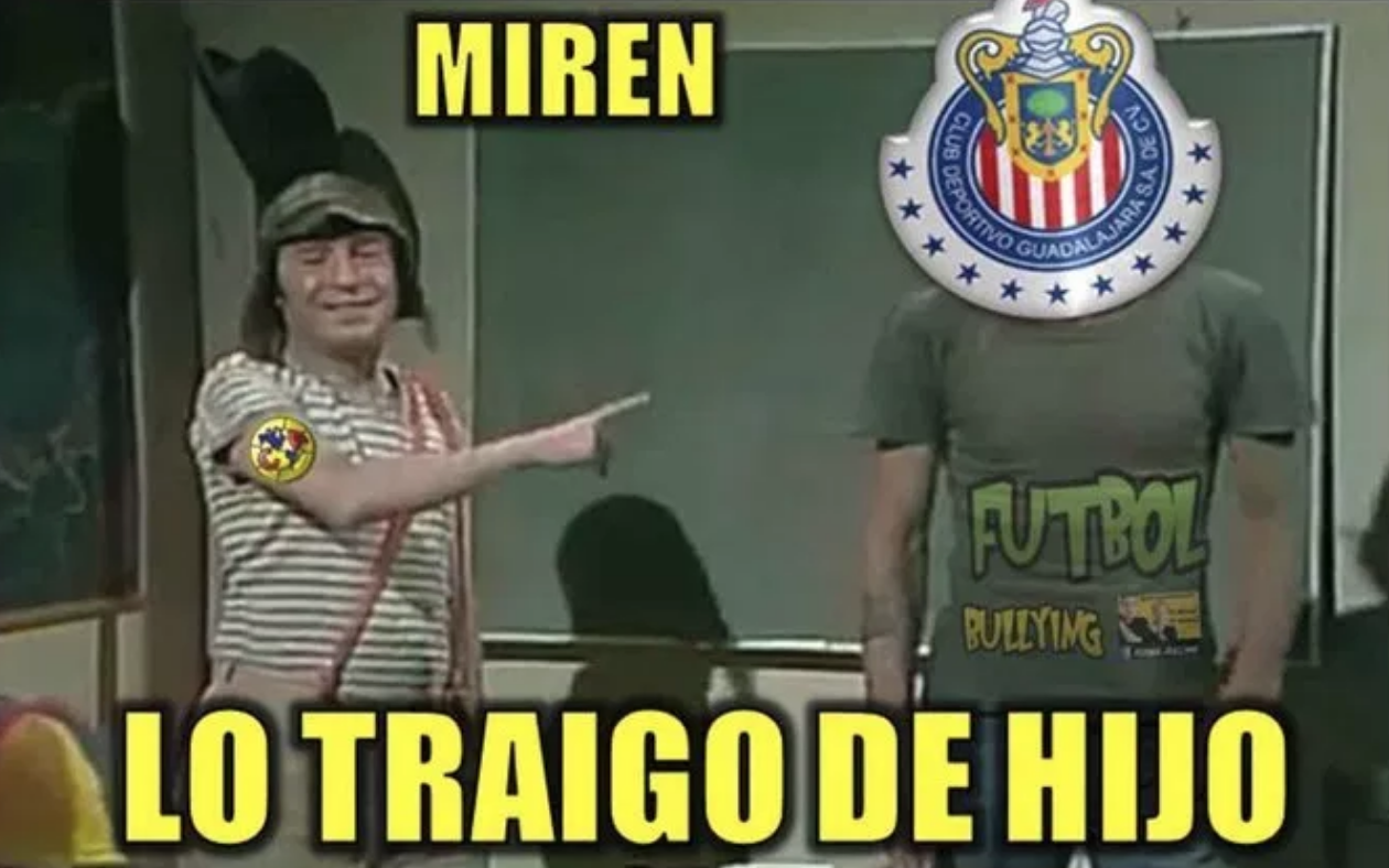 Chivas volvió a perder ante el América, las risas no faltaron... ¡y los memes tampoco!