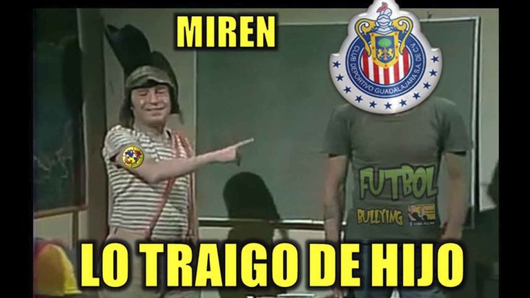 Ay, ay, ay, ay… Chivas no llores, porque llegaron los memes y América metió los goles