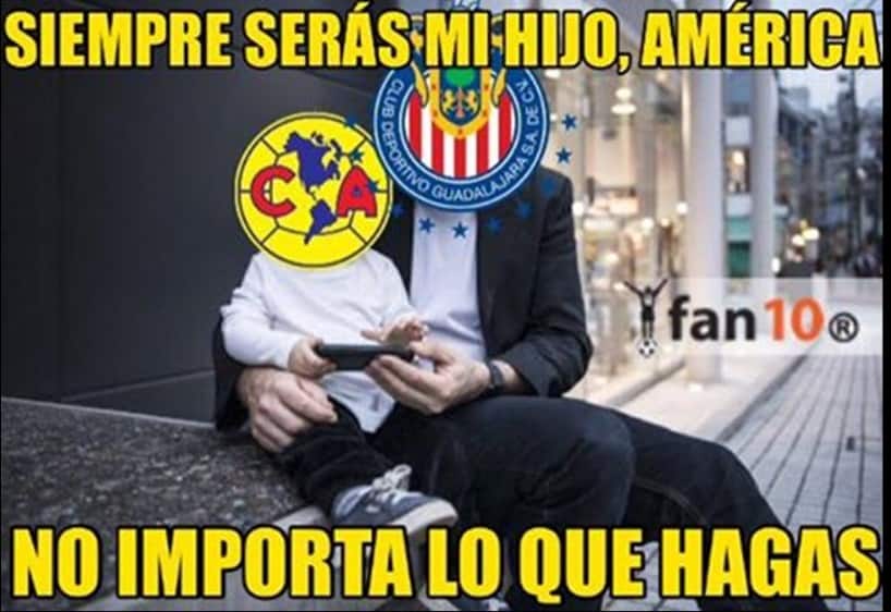 Ay, ay, ay, ay… Chivas no llores, porque llegaron los memes y América metió los goles