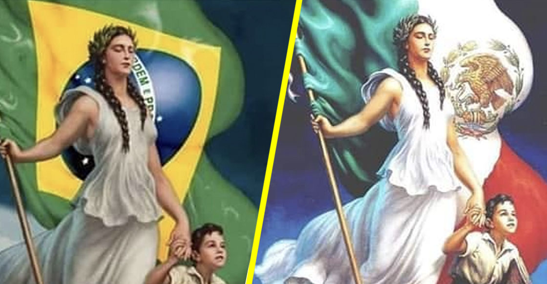 Acusan a Ministerio de Educación de Brasil de plagiar una pintura mexicana