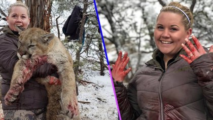 ¡Qué horror! Una mujer compartió orgullosamente fotos del puma que ella mató